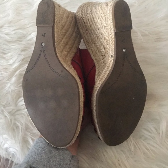 Corso Como red patent leather espadrille wedge 8 - Picture 6 of 8